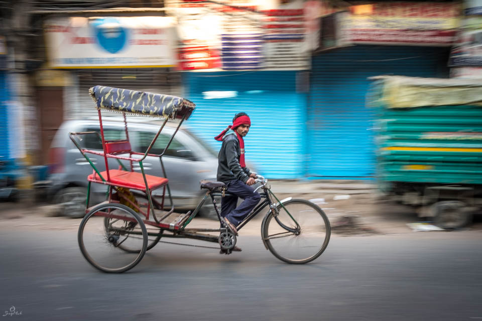 Rickshaw Wallah in Old Delhi