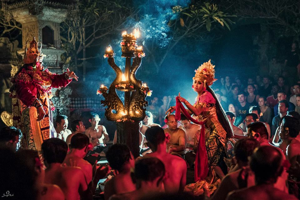 Kecak performance in Ubud, Bali