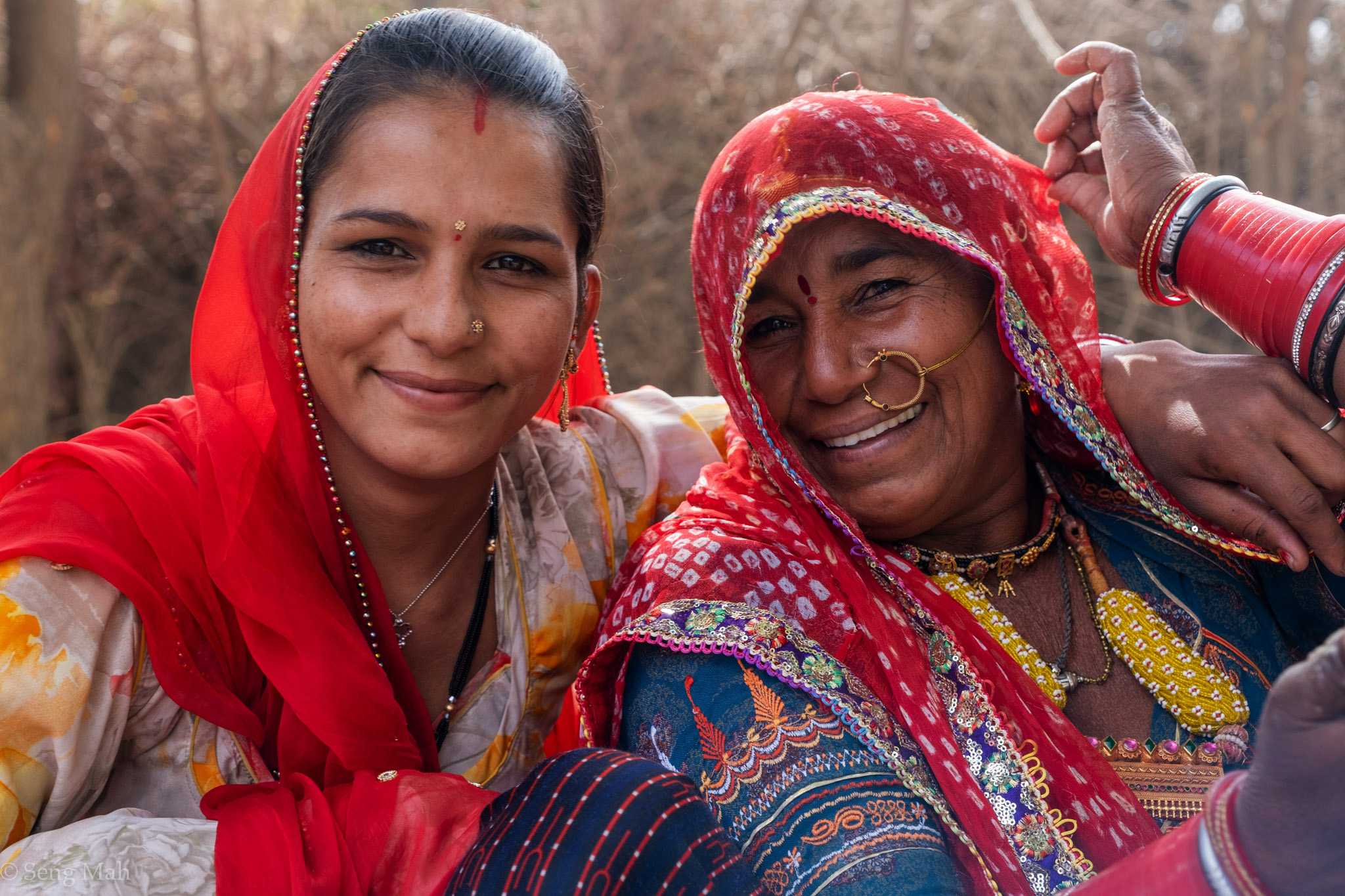 Portrait of a village women and her daughter-in-law