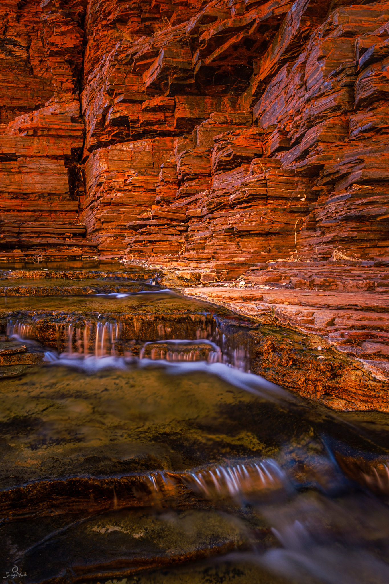 Kalaminia Gorge cascades