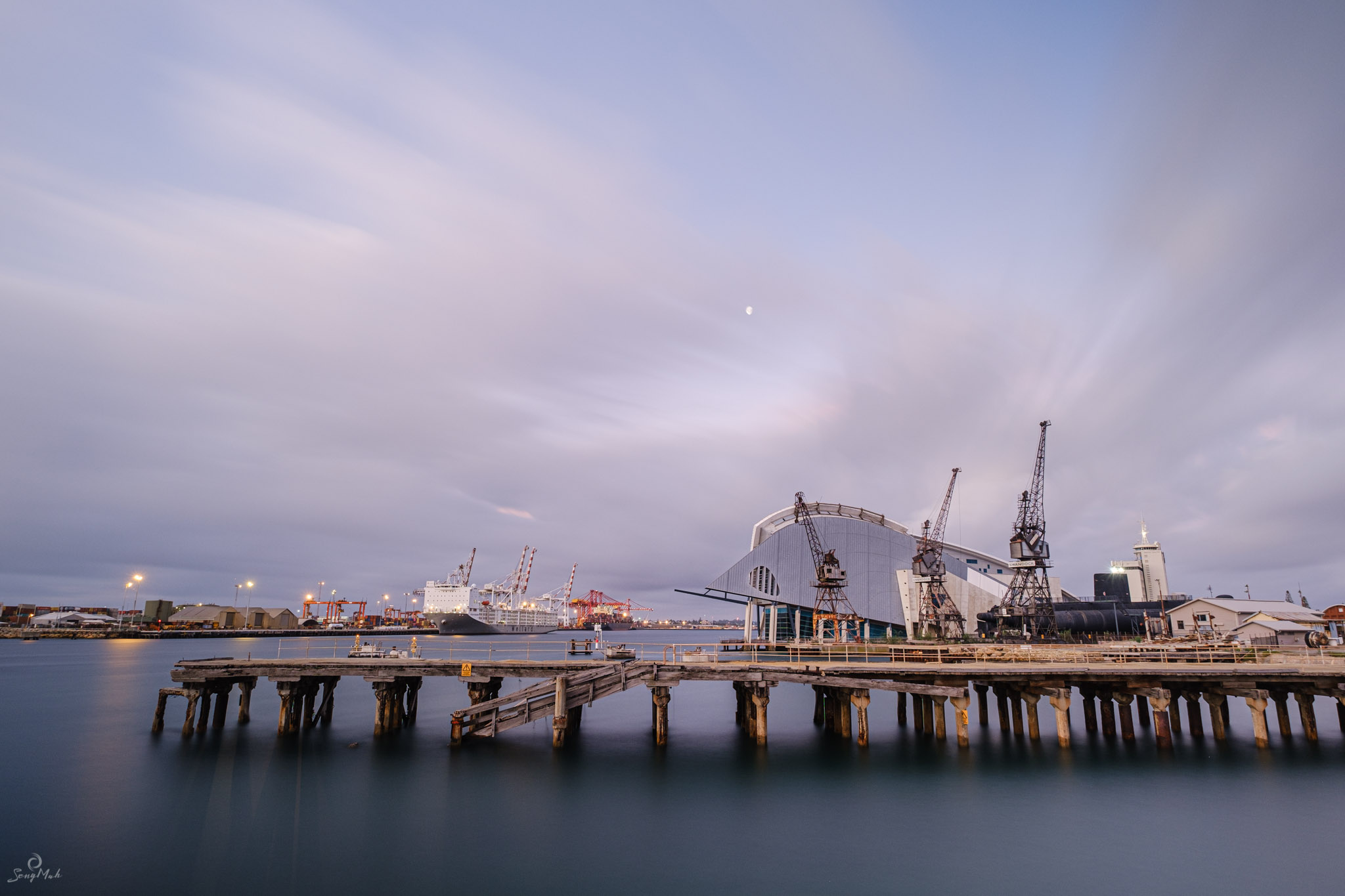 Fremantle Harbour long exposure