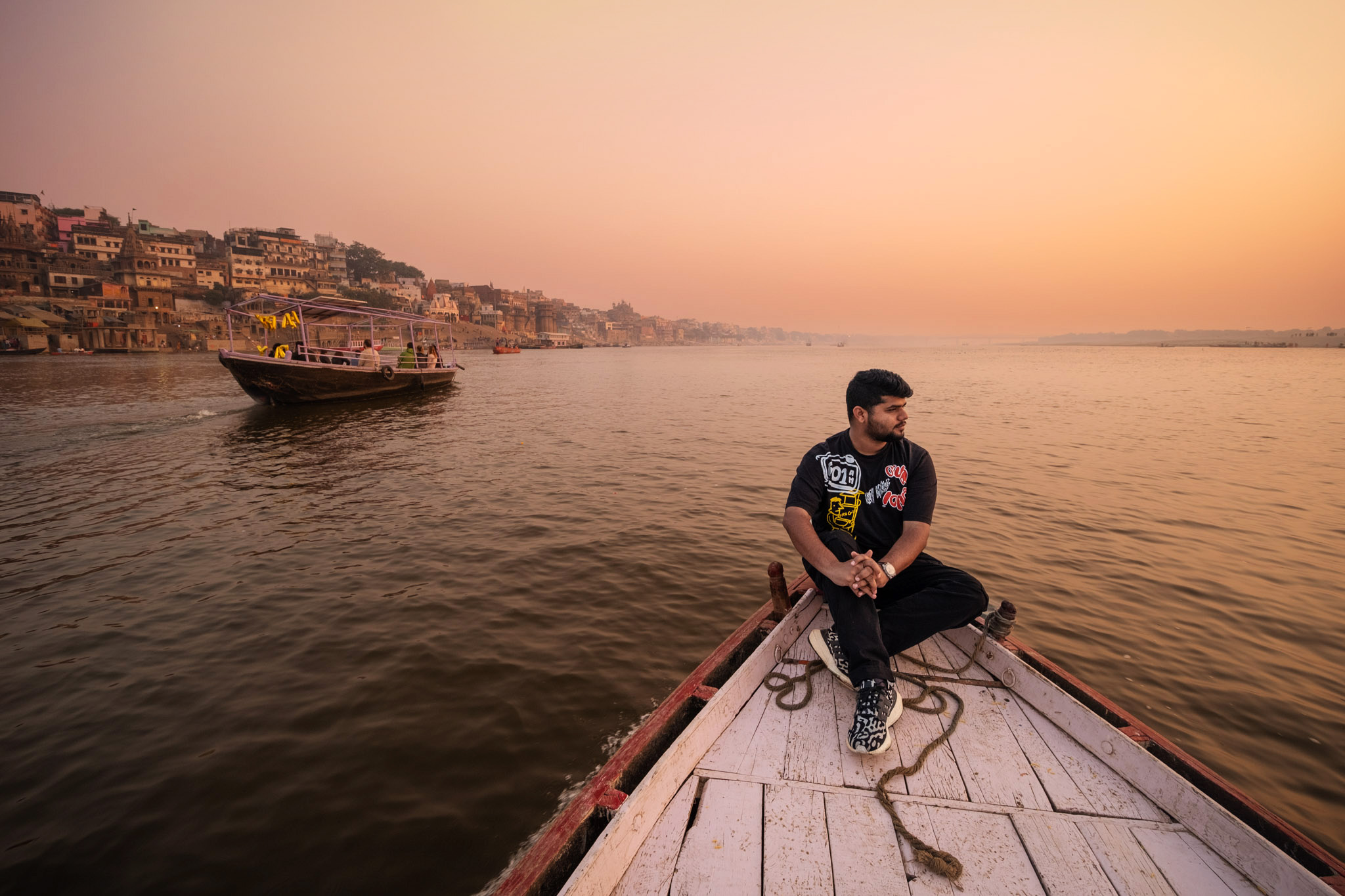 Shivam on the Ganges